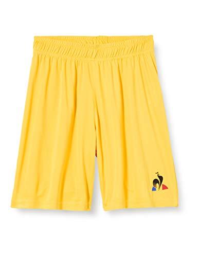Le Coq Sportif Short Match Enfant N°1 - Jaune, 12 Ans