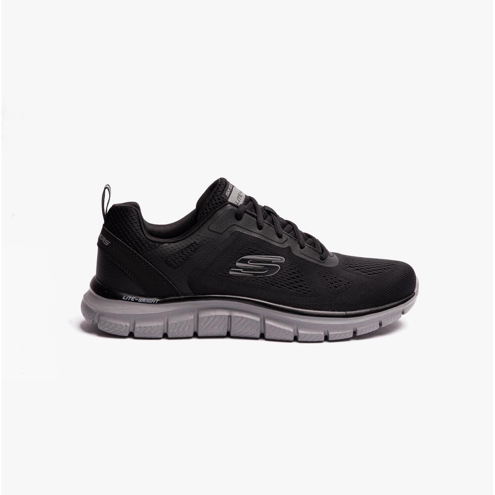Skechers - Buty Męskie Skechers Track Broader 232698-bkcc Lekkie Czarne Sportowe 44 - Baskets - Noir - 44 - Decathlon