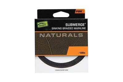 Karper gevlochten lijn fox submerge naturals 38/100