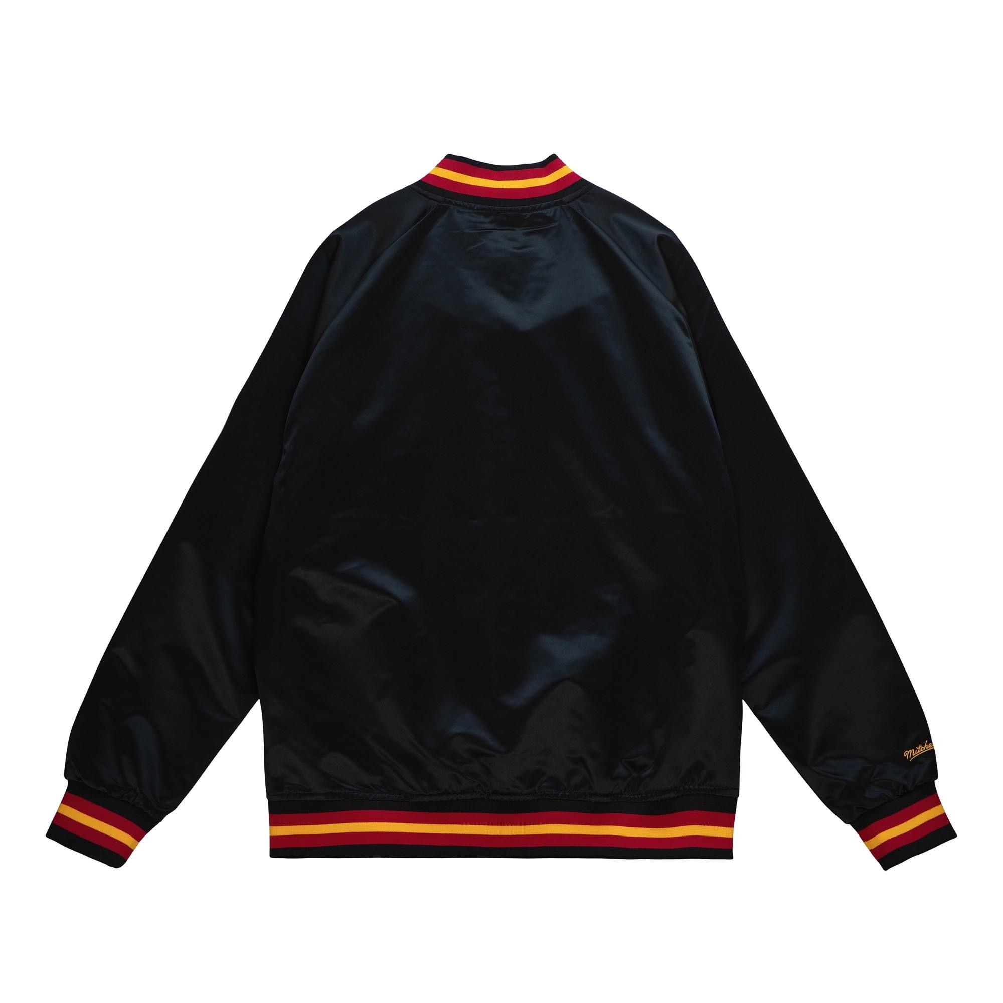Blouson NBA Atlanta Hawks Mitchell & Ness Lightweight Satin Noir 2/5