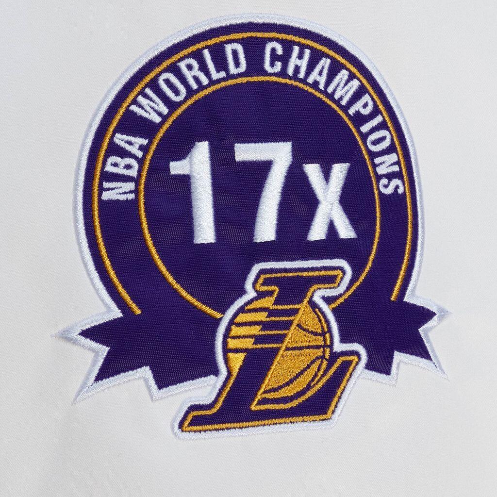 Chaqueta ligera de satén Los Angeles Lakers M&N City Collection 5/5