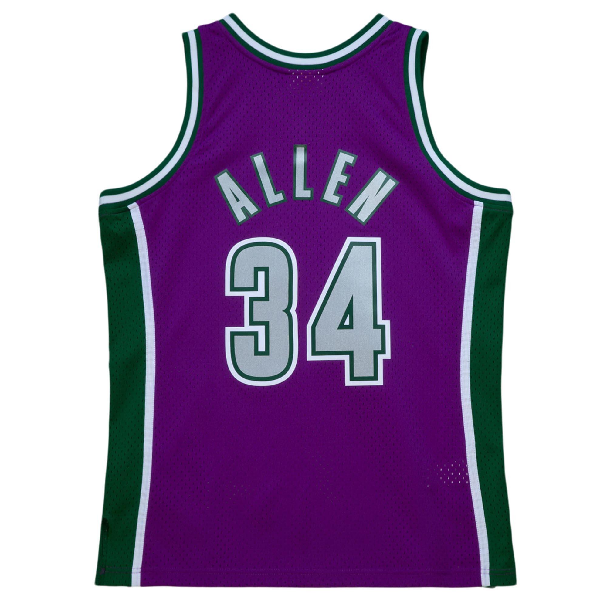 Maillot NBA Milwaukee Bucks Ray Allen 2001/02 2/2