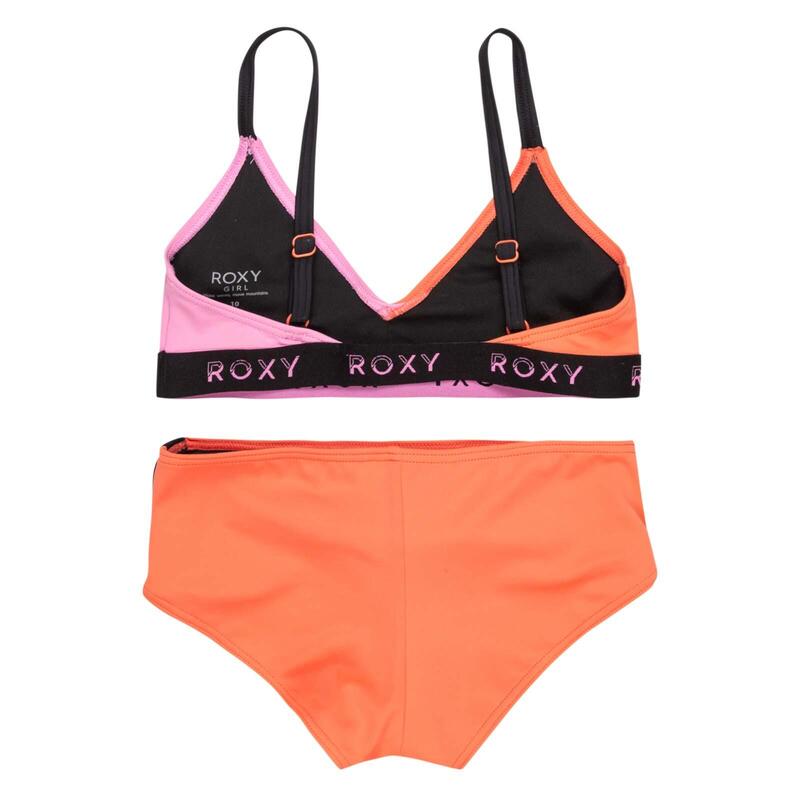 Roxy Színblokkolt Bikini-Antracit