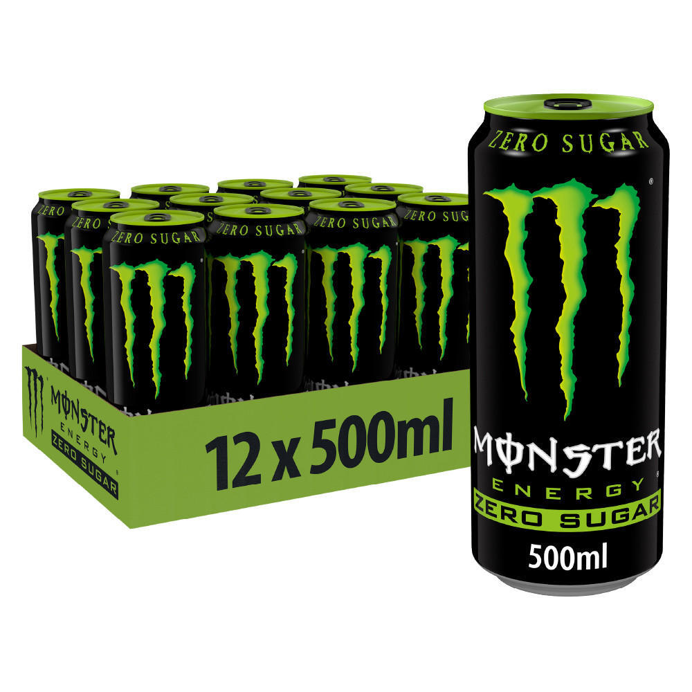 MONSTER Monster Green Zero -  - 6000 ml (12 Blikjes)
