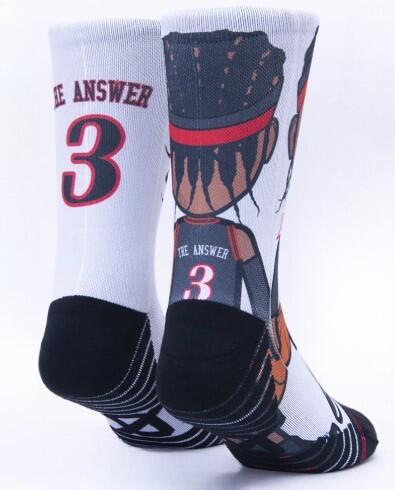 Calzini Scrimmage unisex basket The Answer White Taglia L (44-48) 2/2