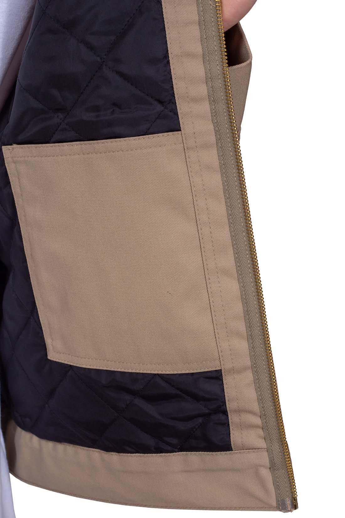 Chaqueta Harrington Eisenhower para Hombre Caqui 6/6