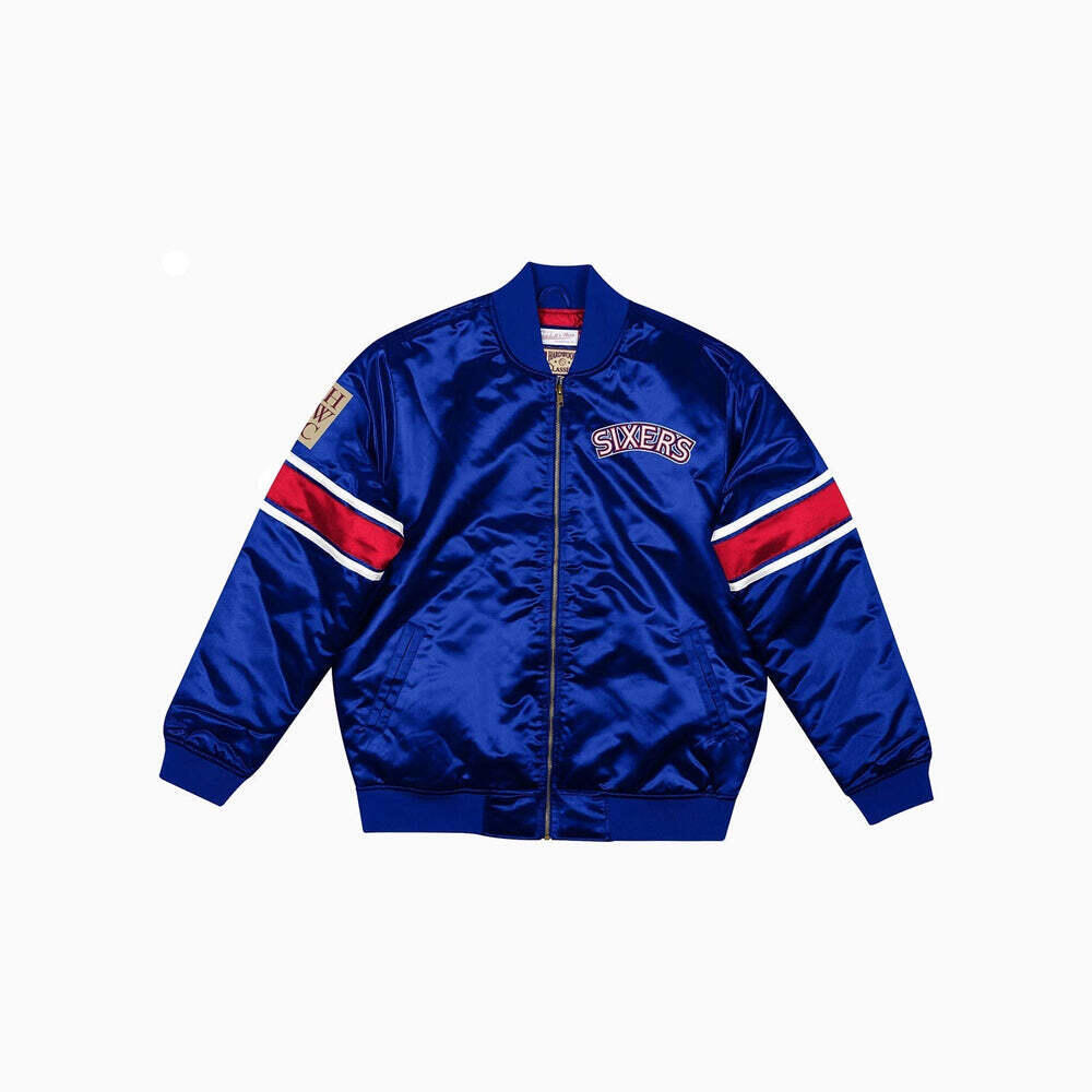 MITCHELL & NESS Thick satin jacket Philadelphia 76ers