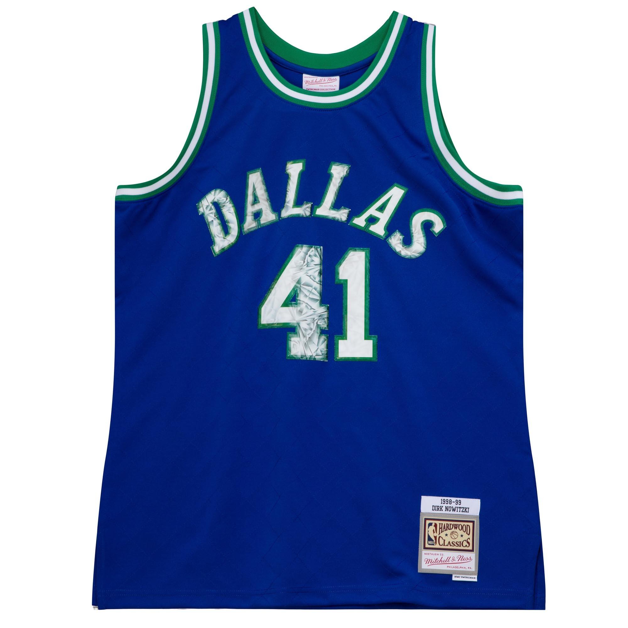 MITCHELL & NESS Dallas Mavericks NBA Jersey Dirk Nowitzki 1998/99