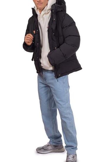 Giubbotto uomo Glacier imbottito con cappuccio e logo