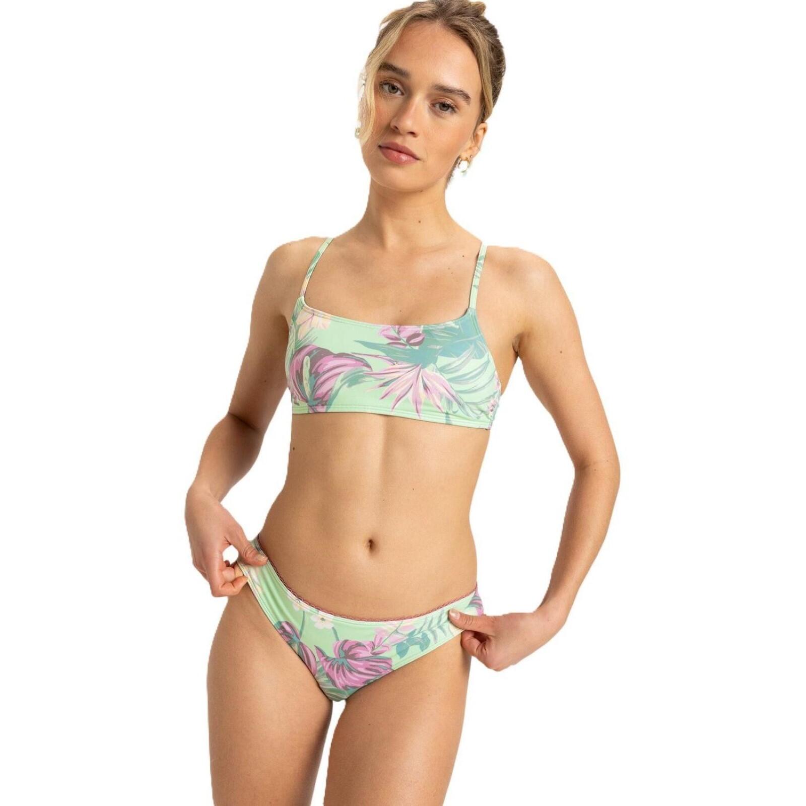Roxy Into The Sun Bikini-Foam Green Coastal Green 1/4