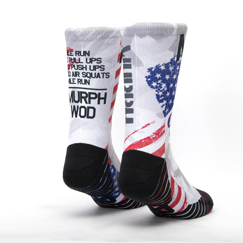 Calzini unisex Scrimmage Fitness Murph White Taglia S (35-39) 2/2
