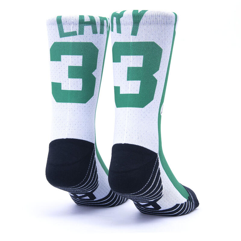 Calzini unisex Scrimmage basket Jersey Larr Green-White Taglia S (35-39) 2/2