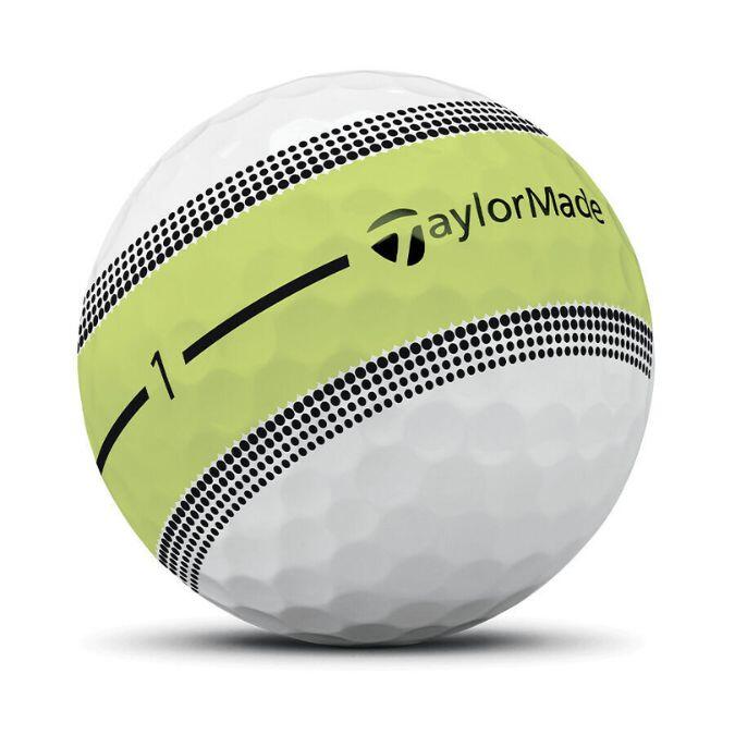 TaylorMade New Tour Response Stripe 25, Golfbälle, mehrfarbig 4/5
