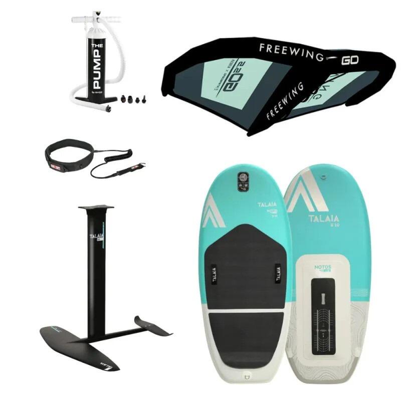 WOW Komplettpaket für den einfachen Einstieg ins Wingfoilen Wing, Foilboard, Zubehör