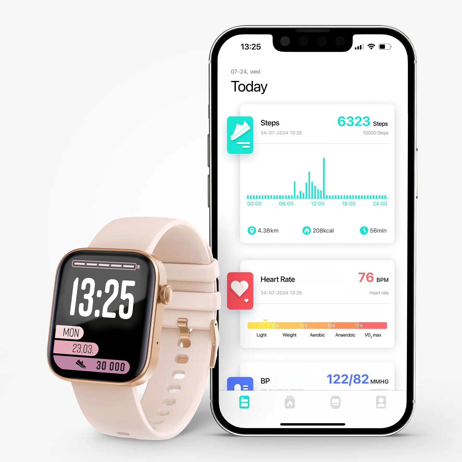 Smartwatch BCool2 Plus Rose Gold 4/7