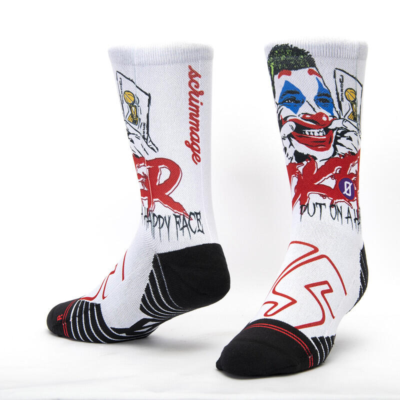 Calza unisex Scrimmage basket Joker Revenge White Taglia M (39-44) 1/3