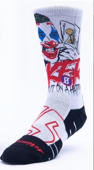 Calza unisex Scrimmage basket Joker Revenge White Taglia M (39-44) 2/3