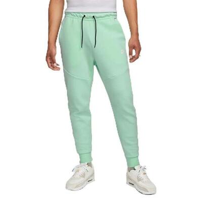 Nike sportswear tech fleece broek voor heren in menta foam / sail. maat xs