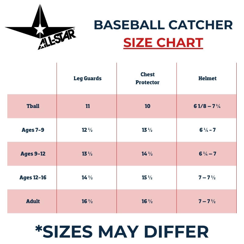 Kit da ricevitore All Star CKCC1216S7X 12-16 anni, colore scarlatto 6/7