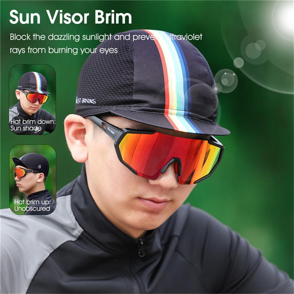 UV-Schutz Sommerkappe WEST BIKING YP0201298 Wende - Blau 3/7