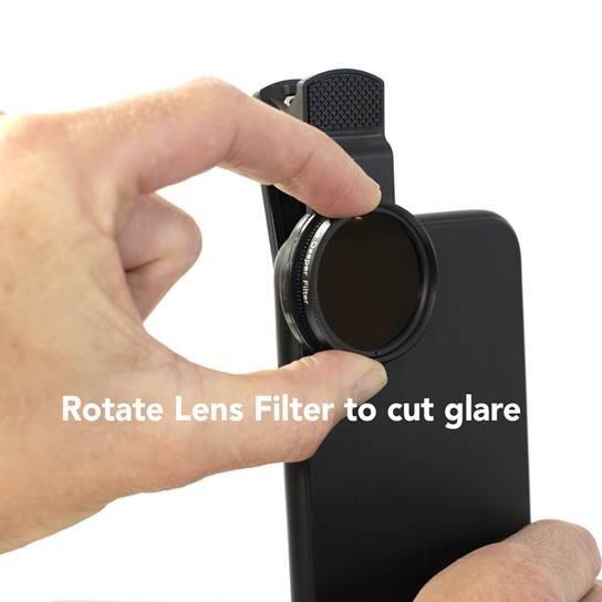 Clip de filtre de téléphone polarisé 4/5