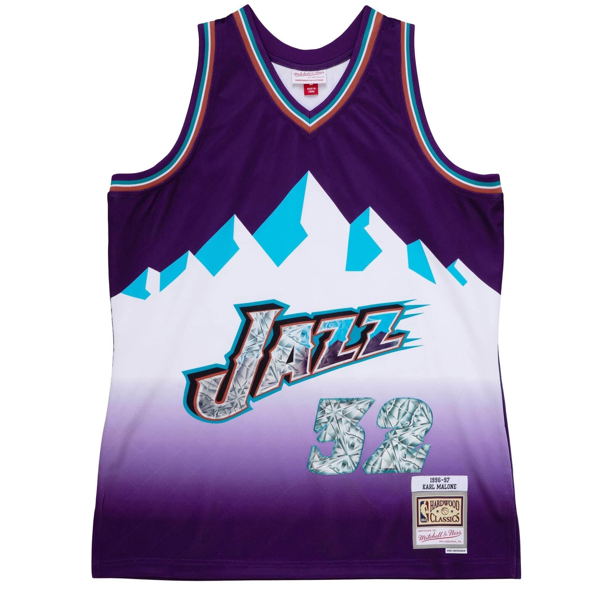 MITCHELL & NESS Maglia Nba Utah Jazz Karl Malone