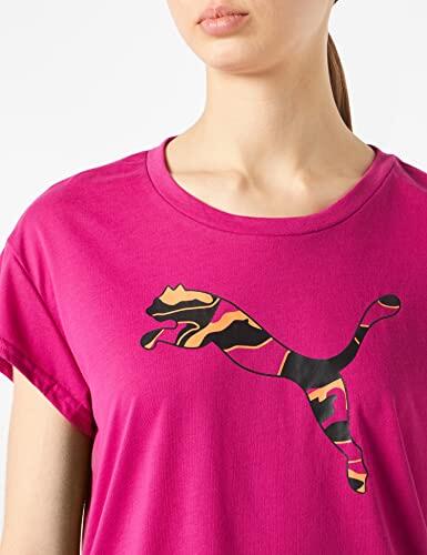 T-shirt sportivo moderno PUMA Fucsia Festival per uno stile di vita attivo 2/5