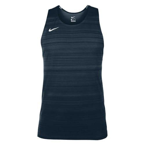 Débardeur NIKE pour hommes Stock Dry Miler, bleu marine, taille L