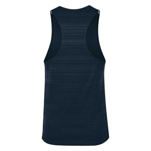 NIKE Canottiera Uomo Stock Dry Miler, Blu Marino, Taglia XL 2/5