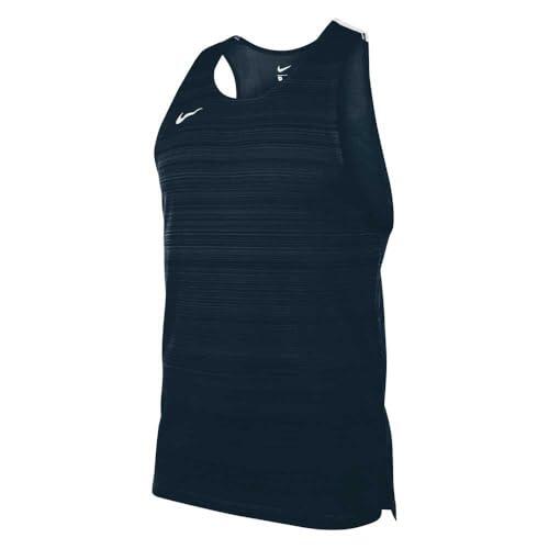 Débardeur NIKE pour hommes Stock Dry Miler, bleu marine, taille L 2/4