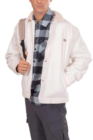 Giubbotto uomo Duck Canvas con collo a contrasto - Taglia L