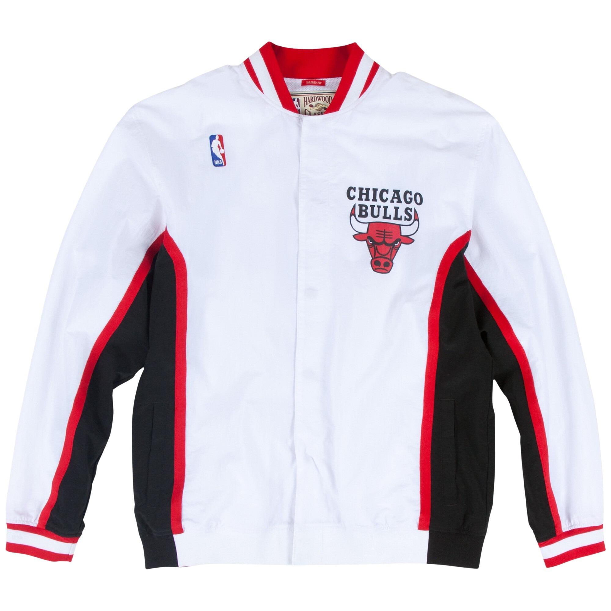 MITCHELL & NESS Giacca da riscaldamento ufficiale Chicago Bulls 1992/93