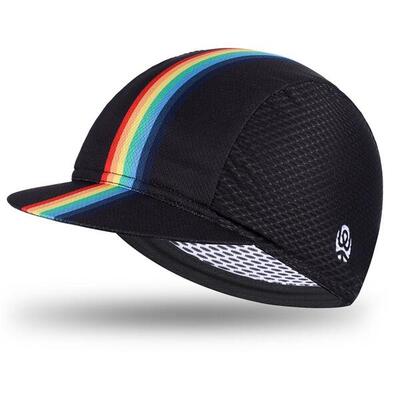 Cappello UV estate WEST BIKING YP0201298 reversibile - Arcobaleno/Nero
