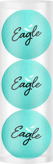 Coffret cadeau balles de golf Eagle bleu