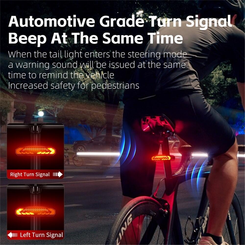 Luz traseira WEST BIKING YP0701372 com alarme, comando remoto, IPX65 6/7