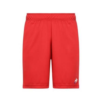Le coq sportif n°1 korte broek voor heren. rood (vintage red). maat s