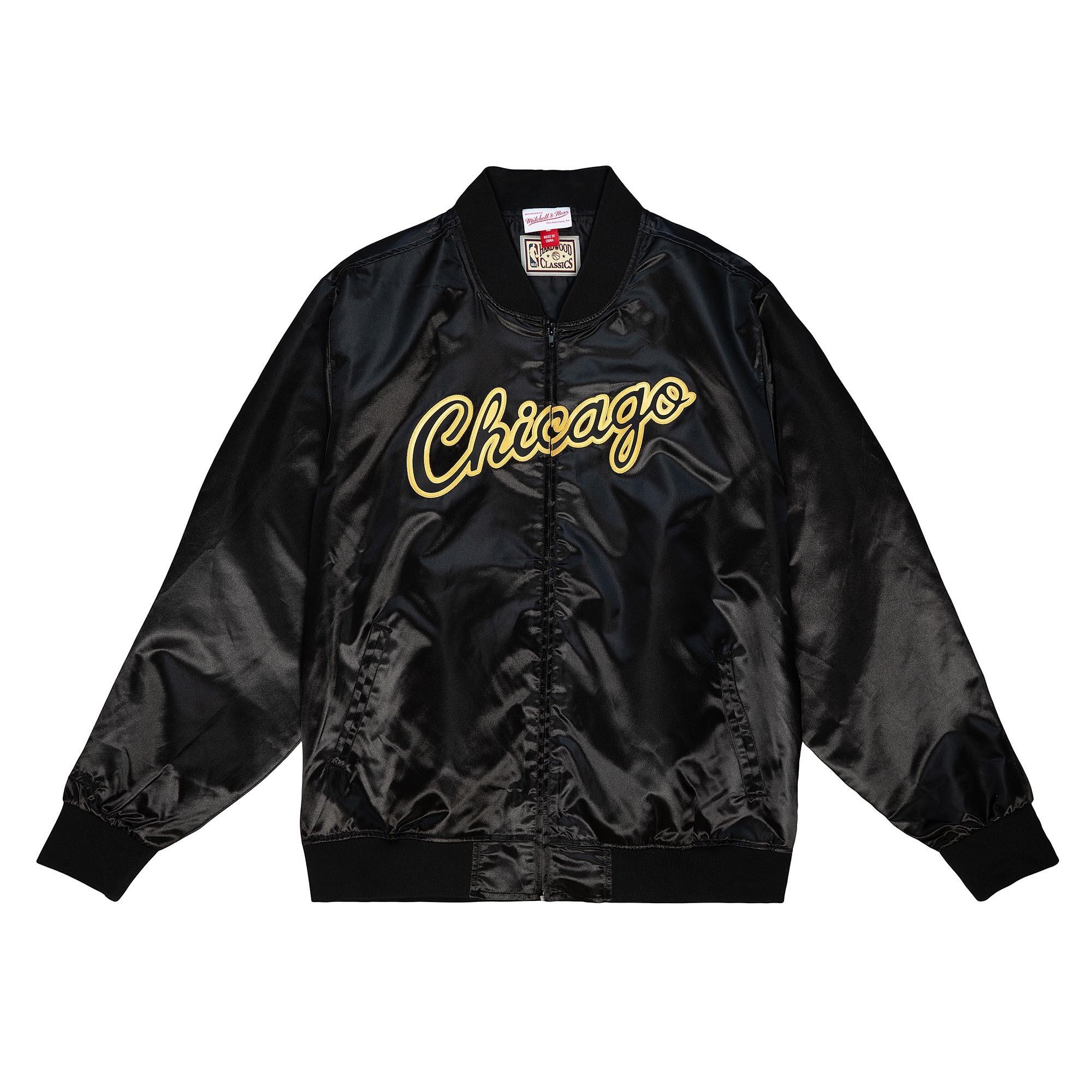 MITCHELL & NESS Jacket satin Chicago Bulls Big Face 4.0