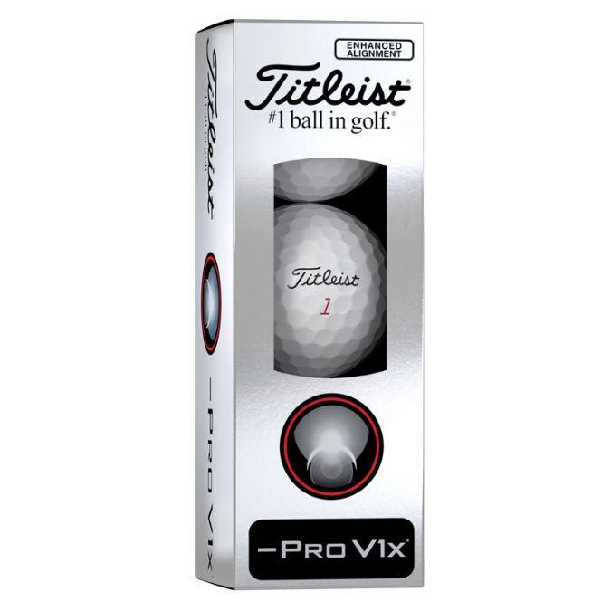 TITLEIST Titleist ProV1X Left Dash Align Golfballen Sleeve