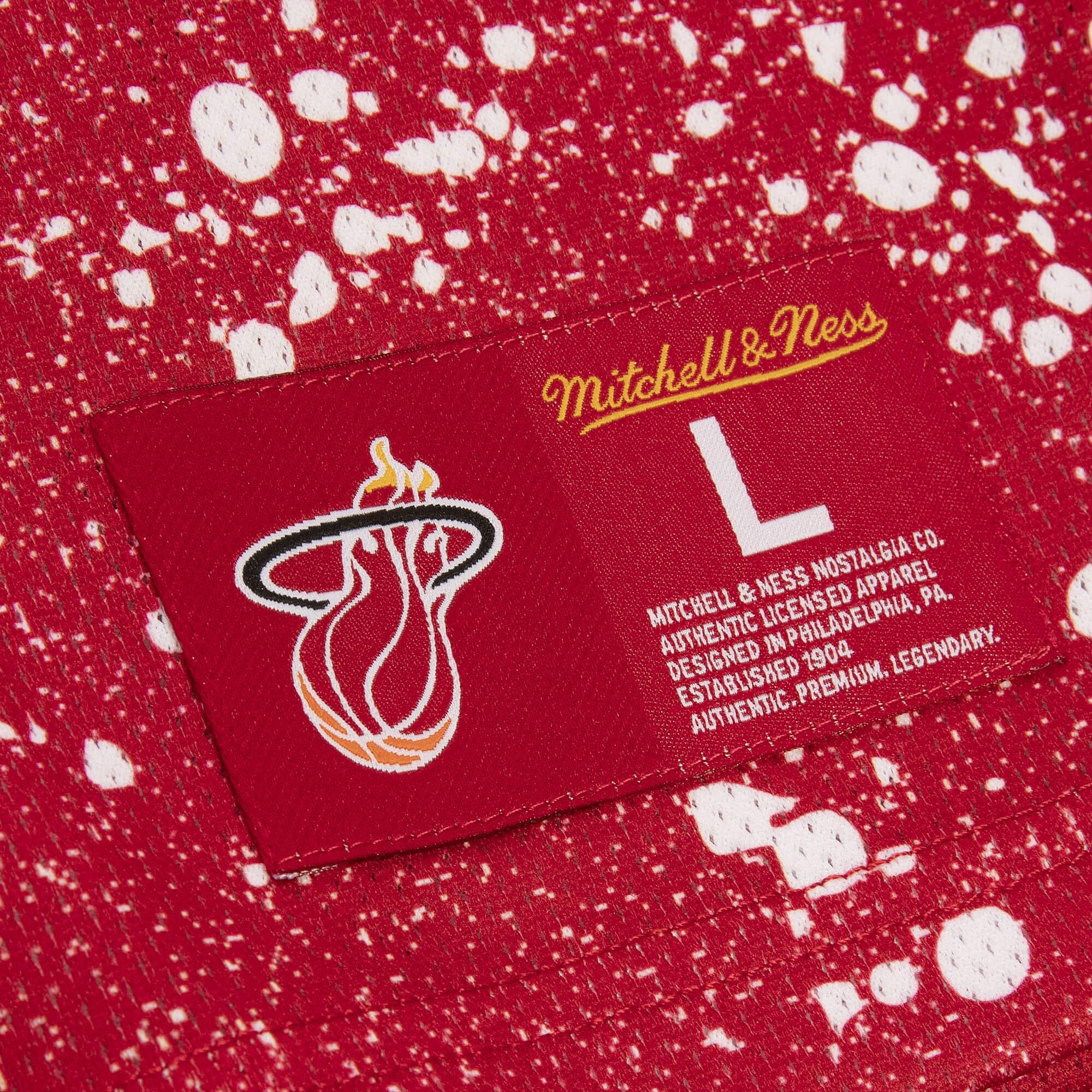 D bardeur Mitchell & Ness  Jumbotron Mesh Miami Heat 3/3