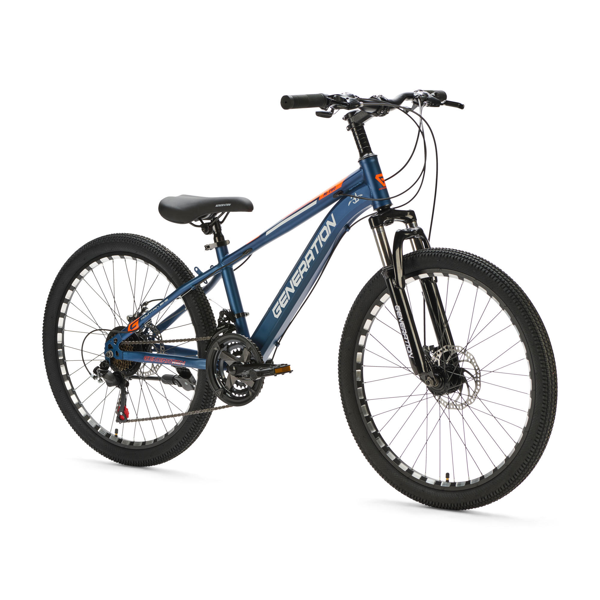 Generation M-760 mountainbike 24 inch – Blauw 3/4