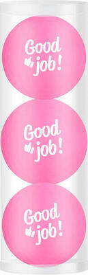 Legend golfballen gift set good job! 3 ballen pink