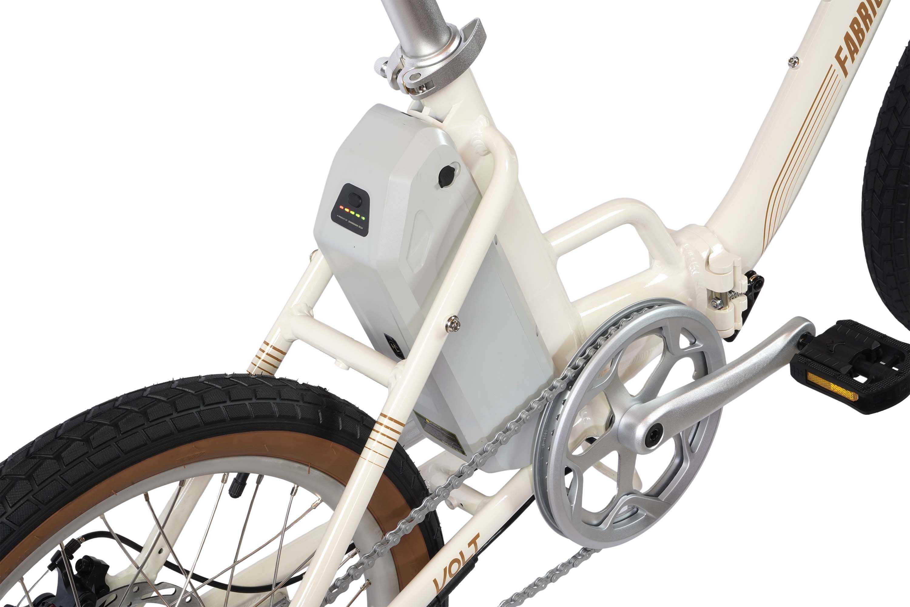 Fabricbike Volt - Vélo électrique pliable 20" Aluminium. Beige 6/7