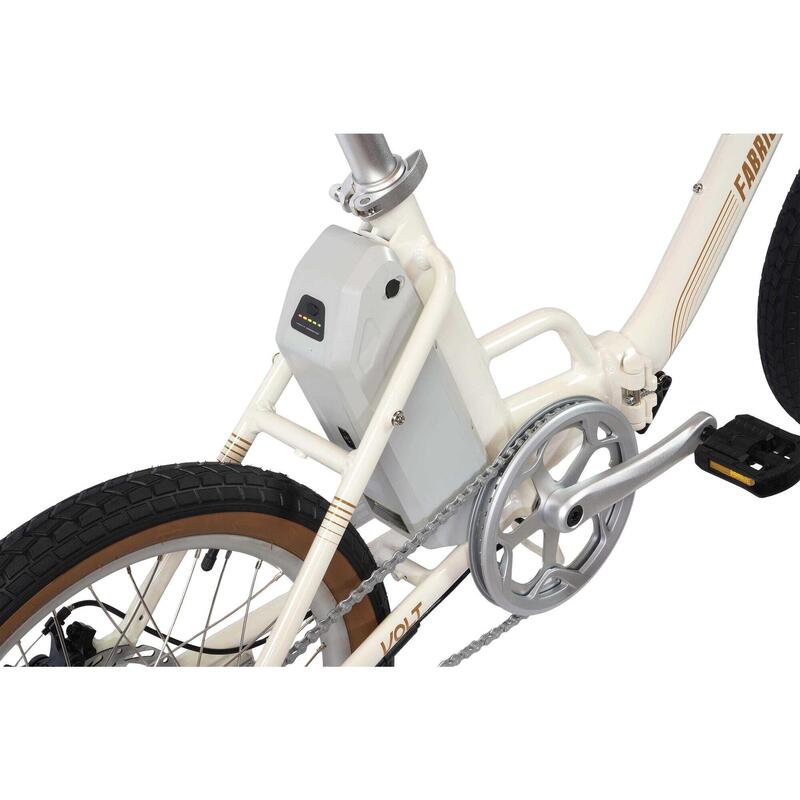 Bicicletă electrică pliabilă Fabricbike Volt - 20", aluminiu. Beige Plus