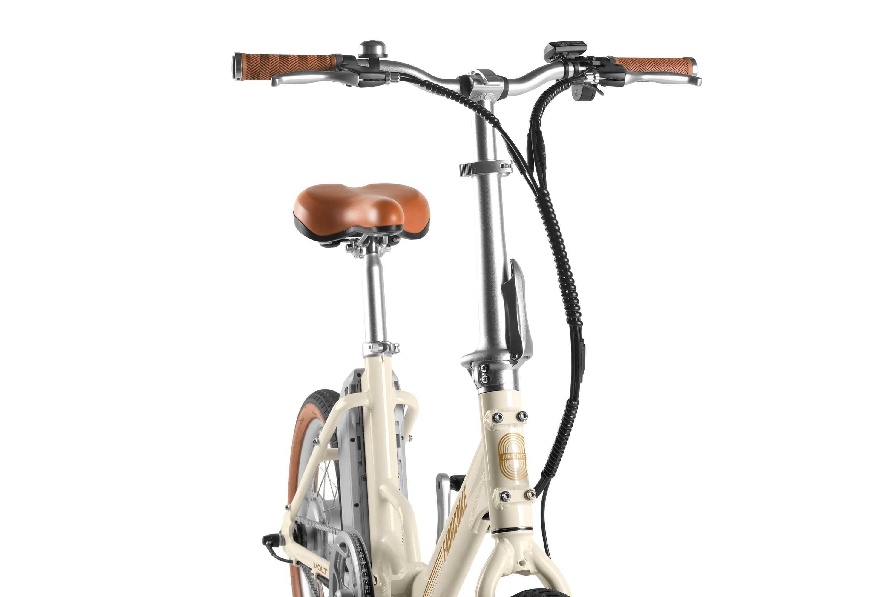 Fabricbike Volt - Vélo électrique pliable 20" Aluminium. Beige 4/7