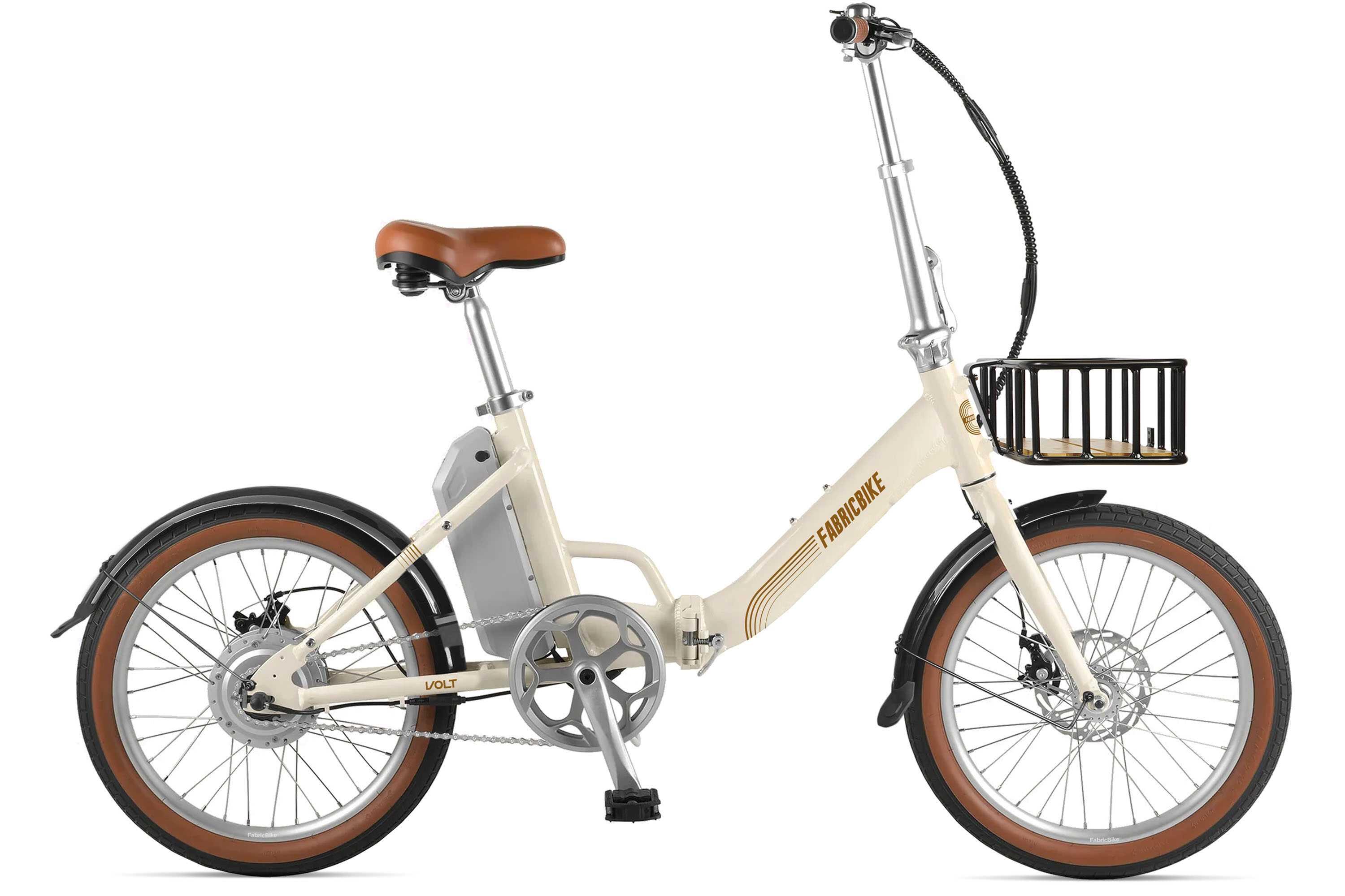 FABRICBIKE Fabricbike Volt – Klappbares E-Bike 20" Aluminium. Beige Plus