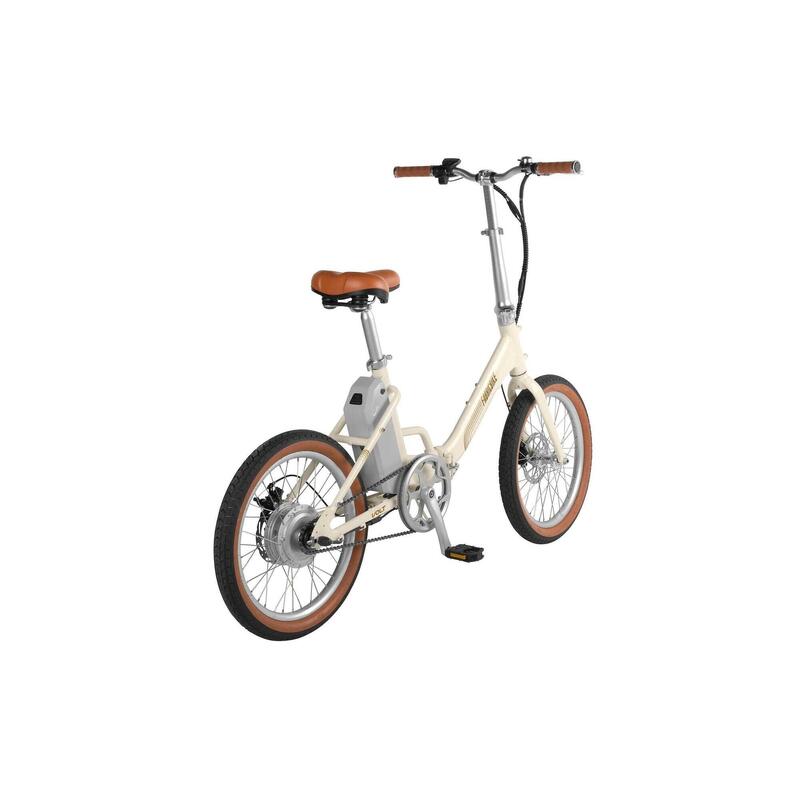 Bicicletă electrică pliabilă Fabricbike Volt - 20", aluminiu. Beige Plus