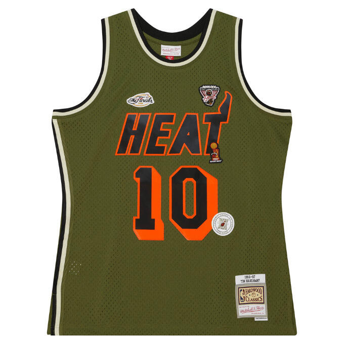 MITCHELL & NESS Miami Heat NBA Jersey Tim Hardaway Flight Swingman 1996