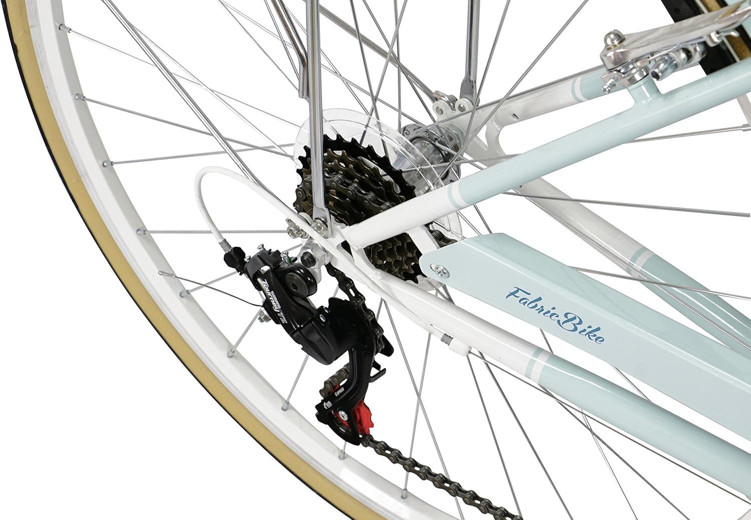 FabricBike Step City - Omafiets voor dames, Shimano 7-versnellingen. Sky Blue 3/5
