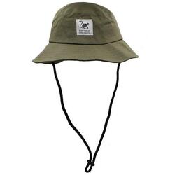 Bonnet - 100% coton - Cordon ajustable / Adulte (Bleu)