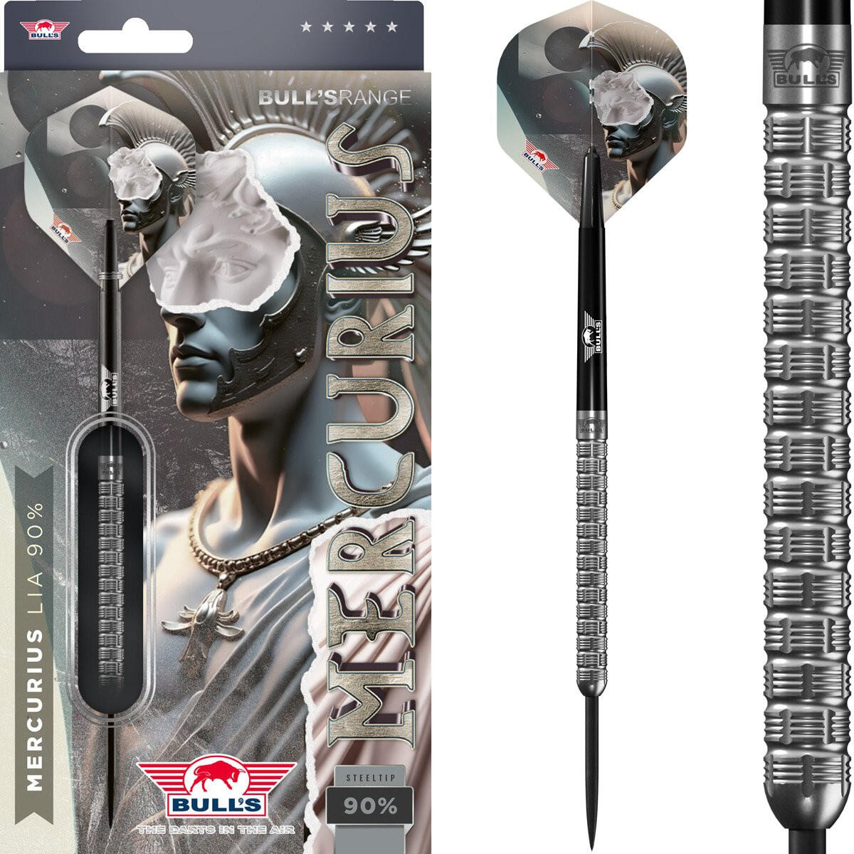 Bull's Mercurius Lia 90% Steeldarts 18g 2/7